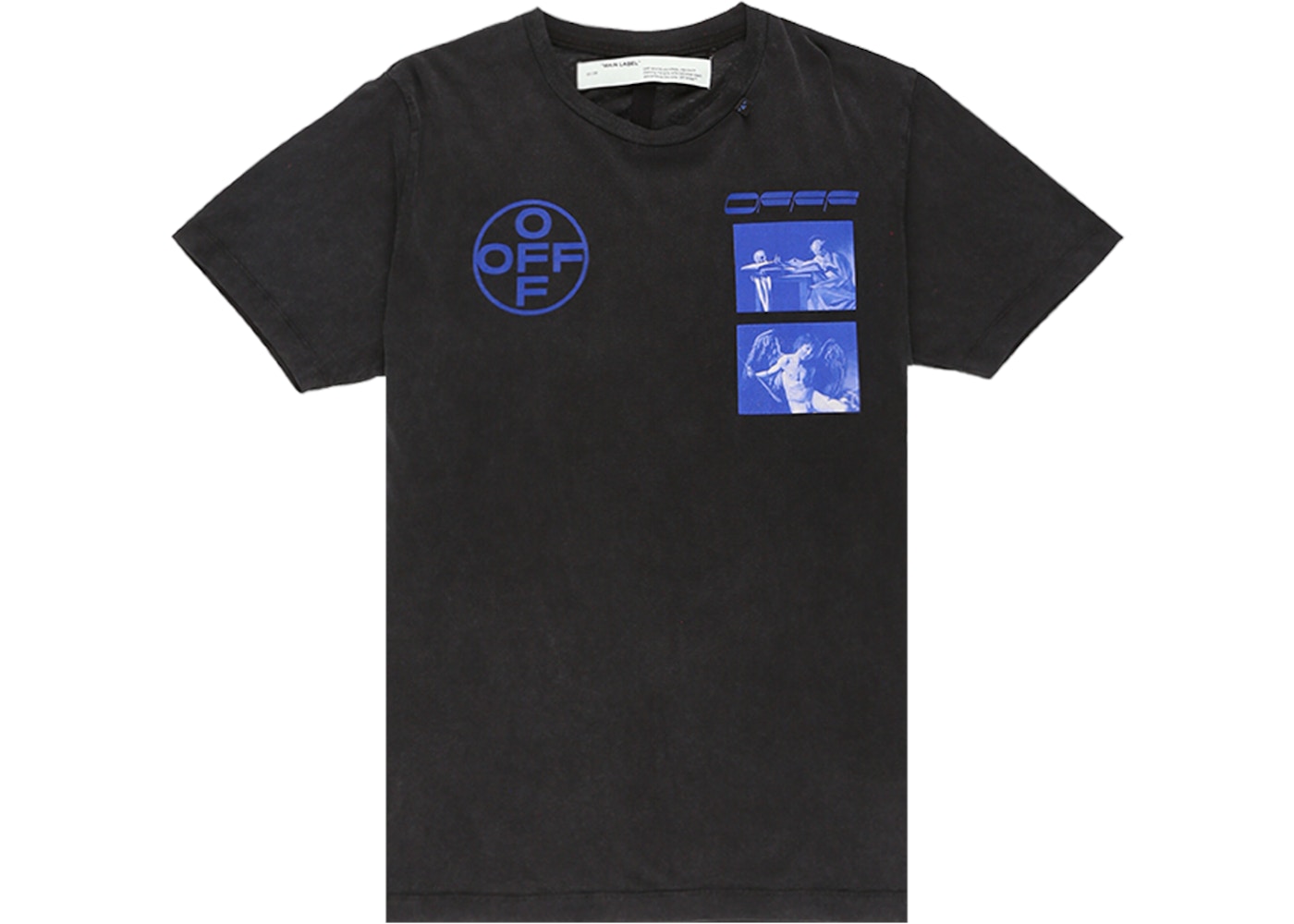 OFF-WHITE Hardcore Caravaggio T-shirt (FW 19) Black/Blue
