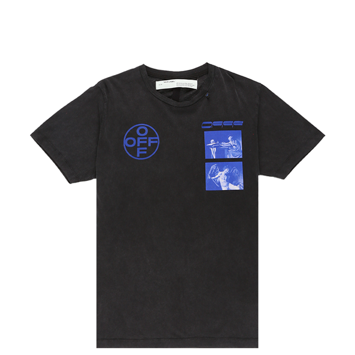 OFF-WHITE Hardcore Caravaggio T-shirt (FW 19) Black/Blue - FW19 - US