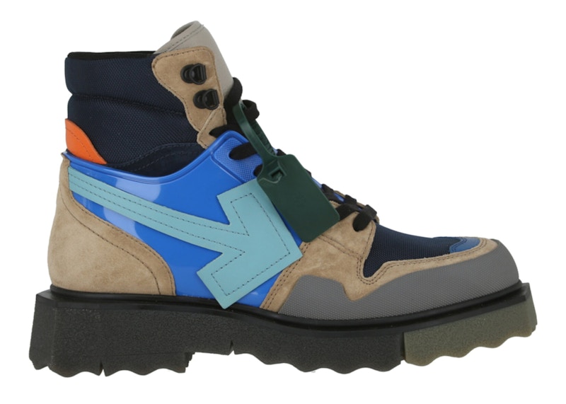 OFF-WHITE Hiking Sponge Sneakerboot Turquoise Men's