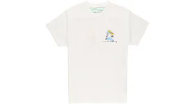 OFF-WHITE Homer and Bart Simpson T-Shirt White/Multicolor