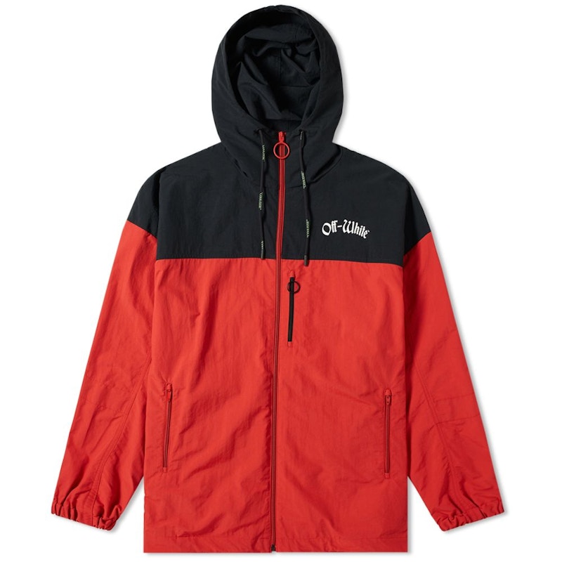 Dark red outlet windbreaker