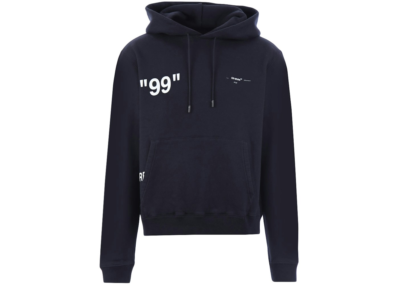 OFF WHITE Ice man Graphic Print Hoodie Black Multicolor SS19 OFF WHITE Ice man Graphic Print Hoodie Black Multicolor SS19
