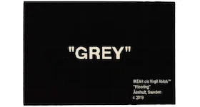 Virgil Abloh x IKEA "GREY" Rug 195x133 CM Black