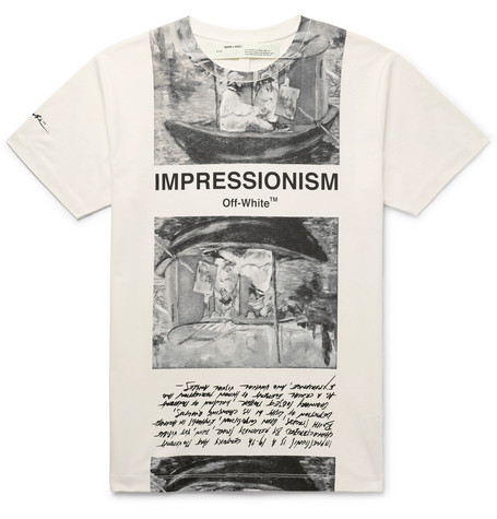 OFF-WHITE Impressionism' Graphic Print T-Shirt Off-White/Tonal
