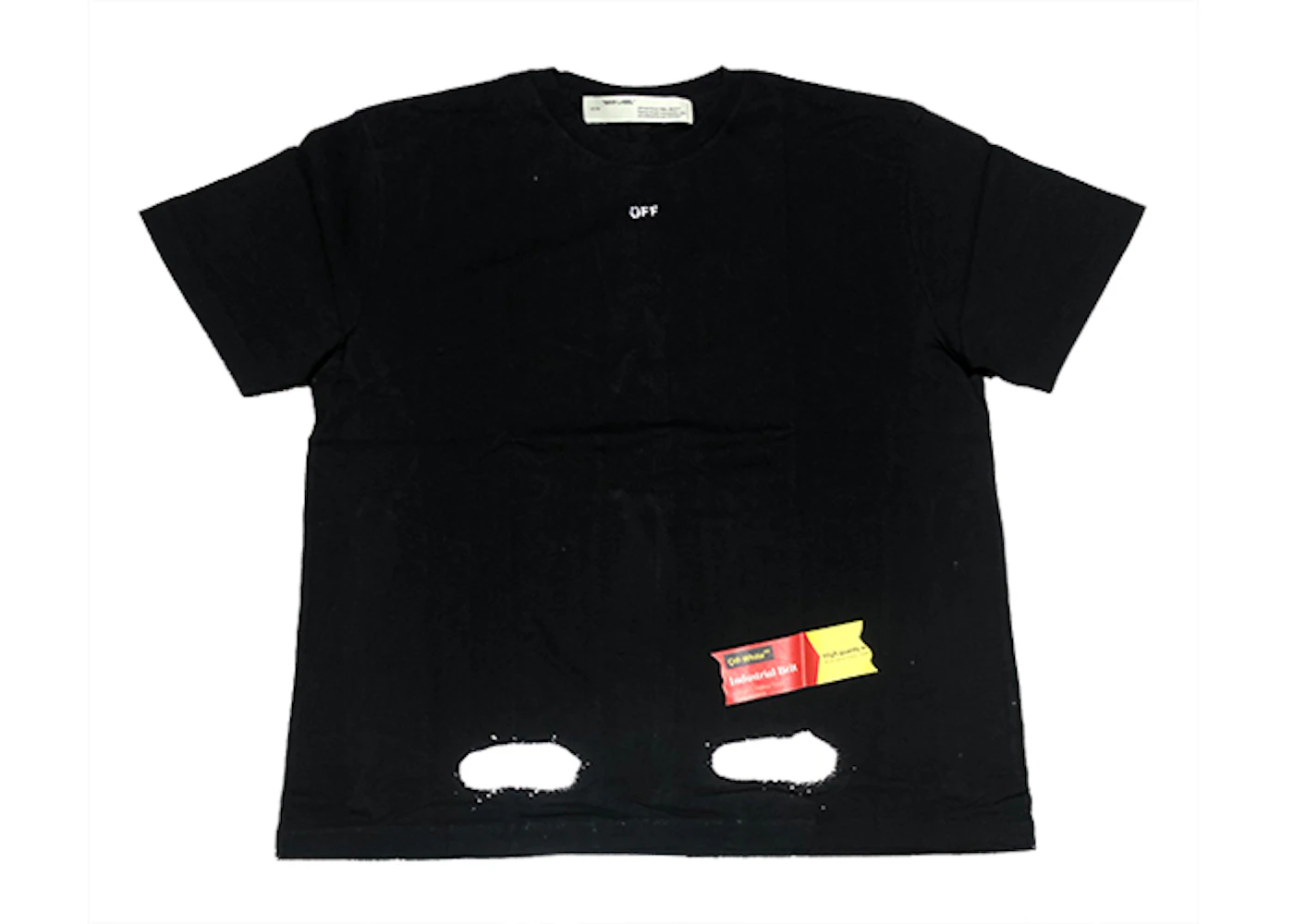 Spray paint off white tee Outlet