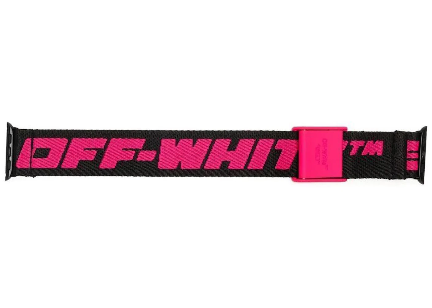 OFF-WHITE Industrial Apple Watch Strap 38/40/41mm Black in Polyester ...
