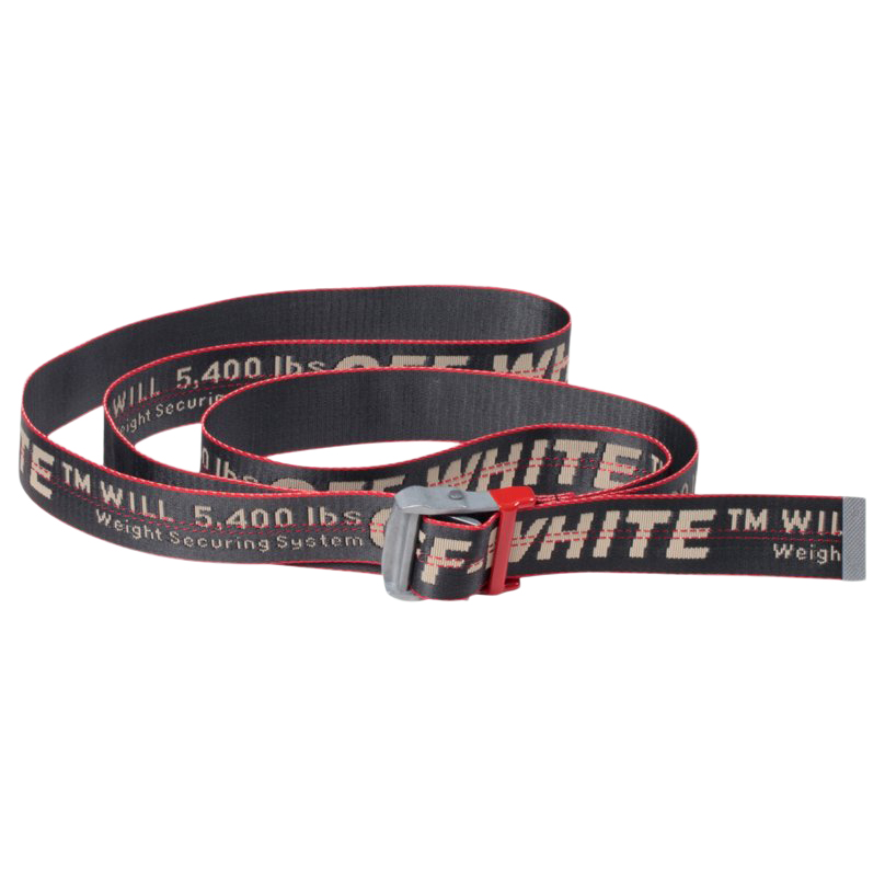 OFF-WHITE Industrial Belt Anthracite/Red Men's - FW19 - US