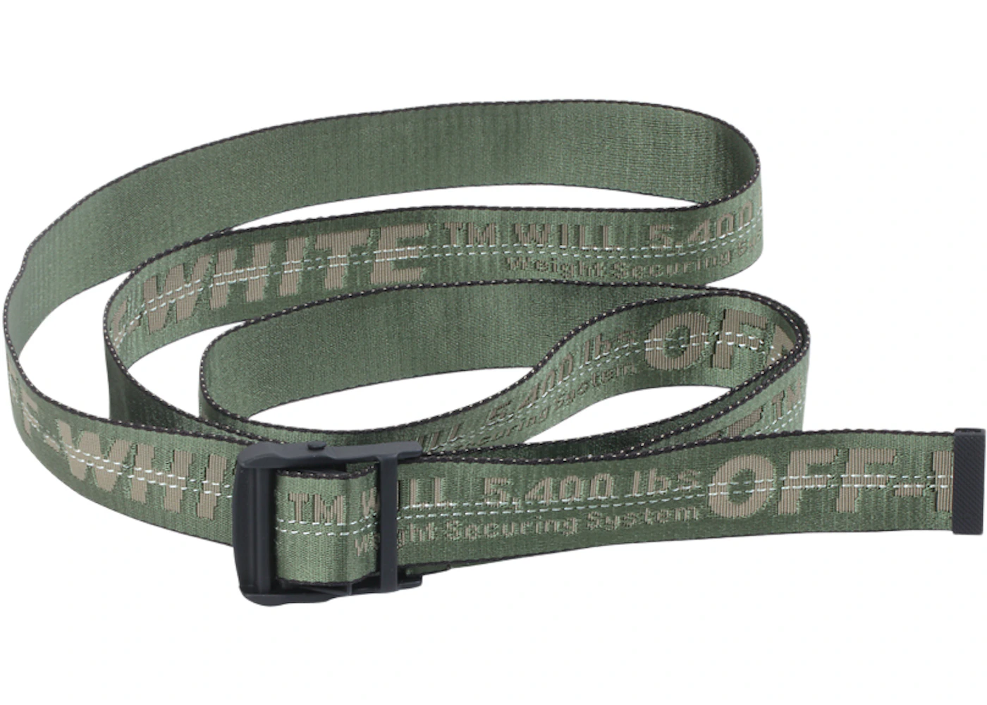 OFF-WHITE Industrial Belt (SS19) Green/Grey Men's - SS19 - US