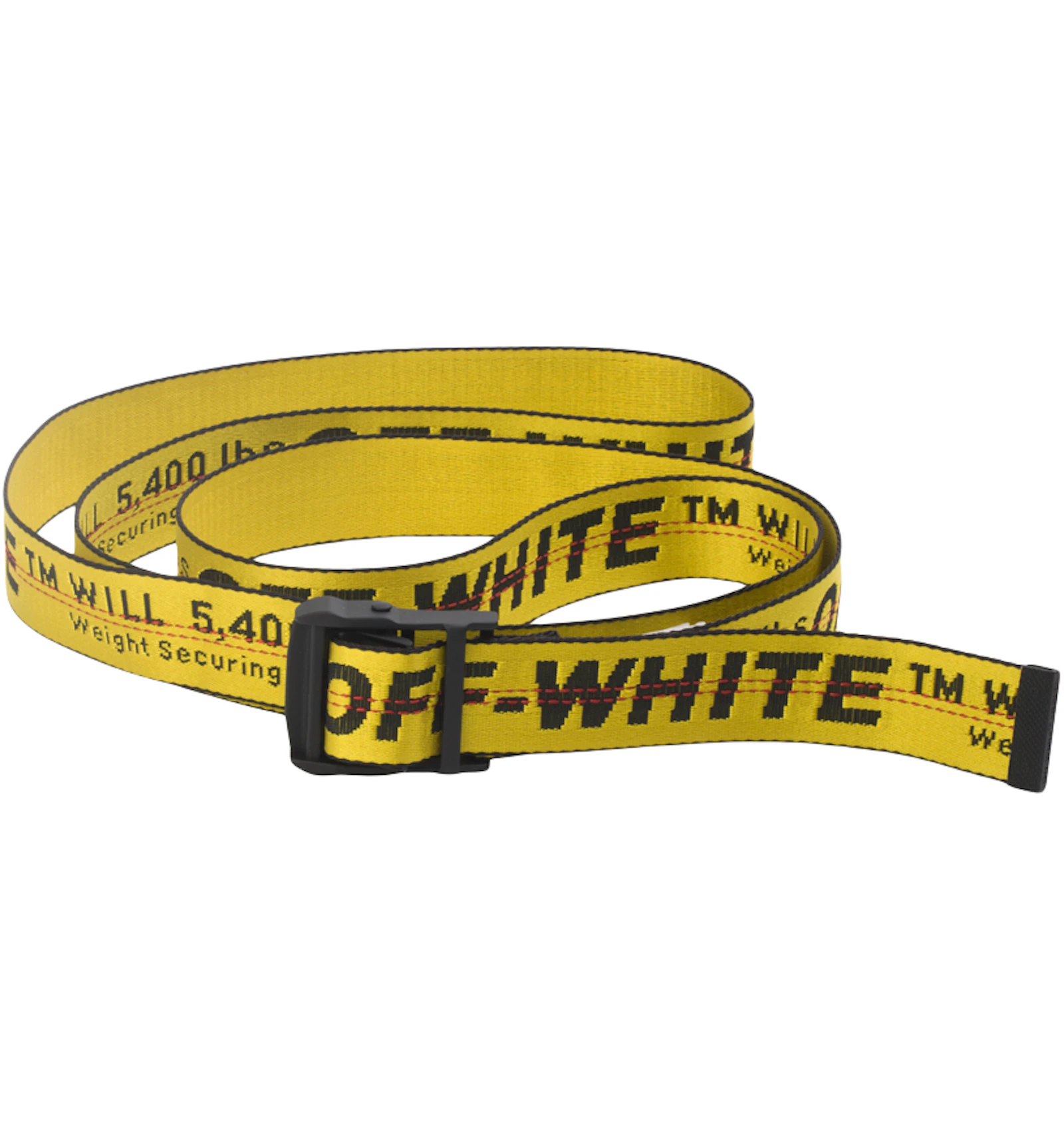 OFF-WHITE Industrial Belt Yellow/Black