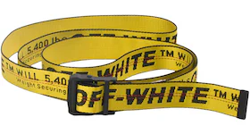 Cinturón OFF-WHITE Industrial en amarillo/negro