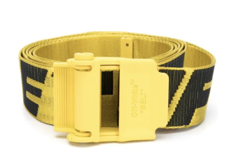 Ceinture off white outlet jaune prix