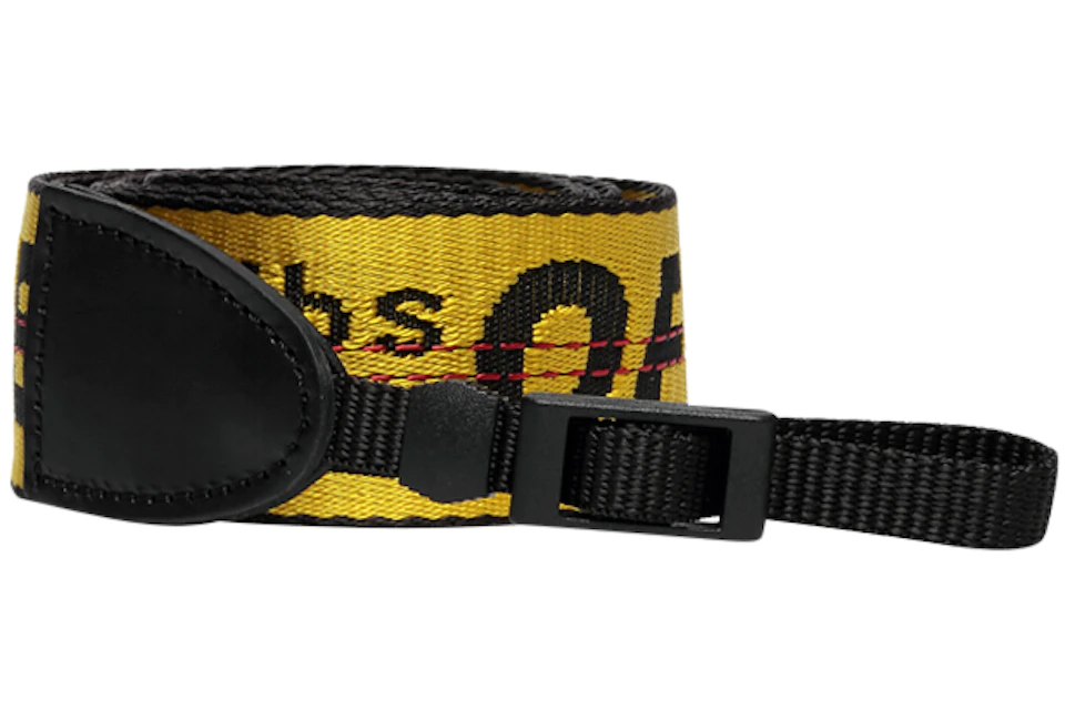 OFF-WHITE Industrial Camera Strap (SS19) Yellow/Black