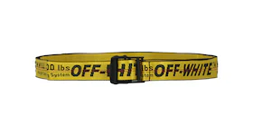OFF-WHITE Industrial Logo Belt Yellow