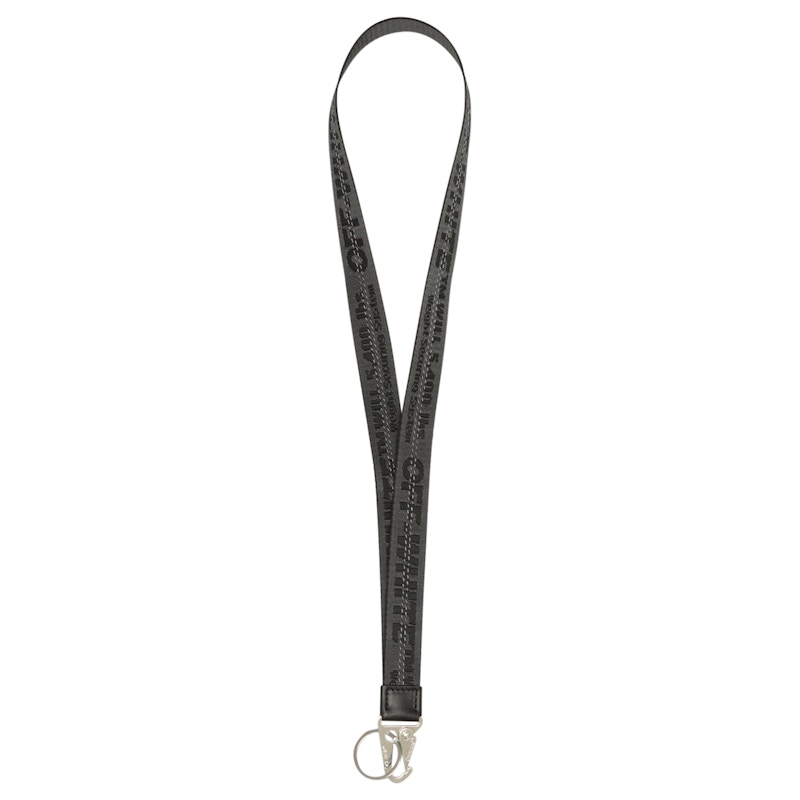 off white industrial neck keychain