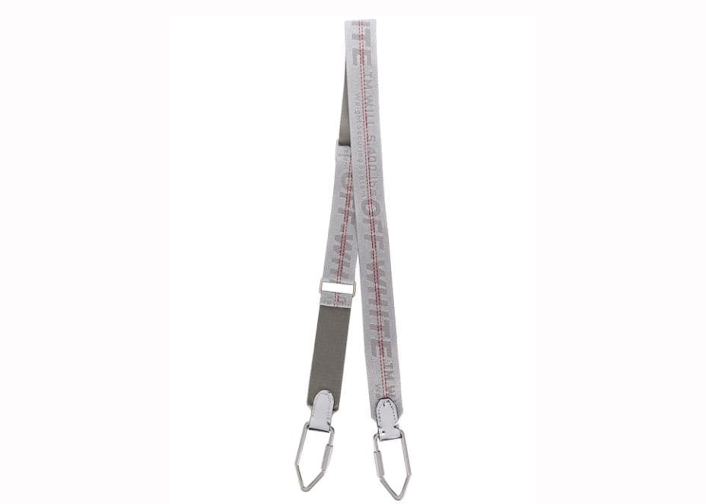 OFF-WHITE Industrial Shoulder Strap Silver in Polyamide with