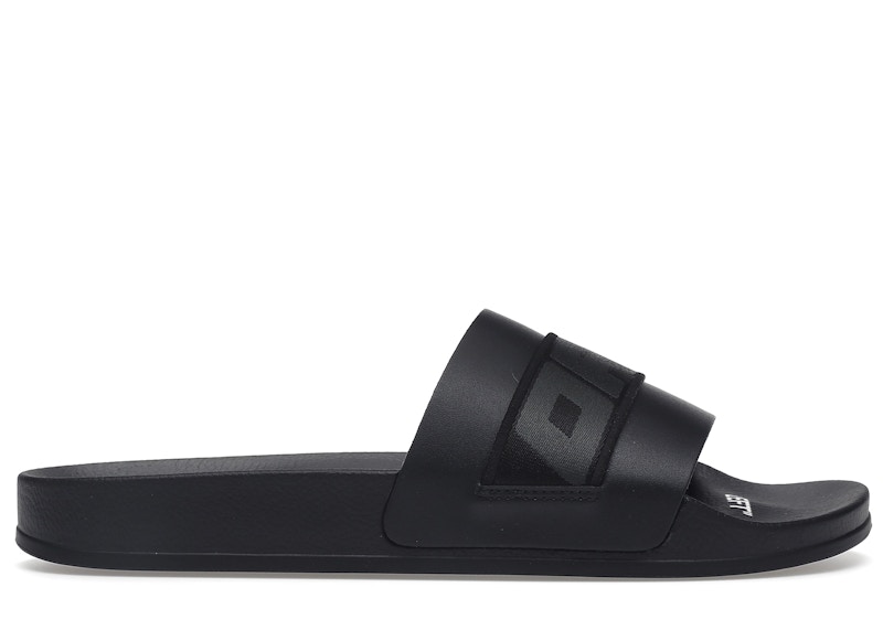 Fendi slides 2024 black and white