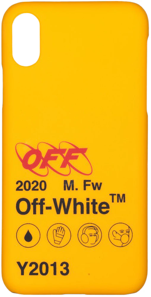 OFF-WHITE Industrial Y013 iPhone X Case Yellow/Black - FW19 - US