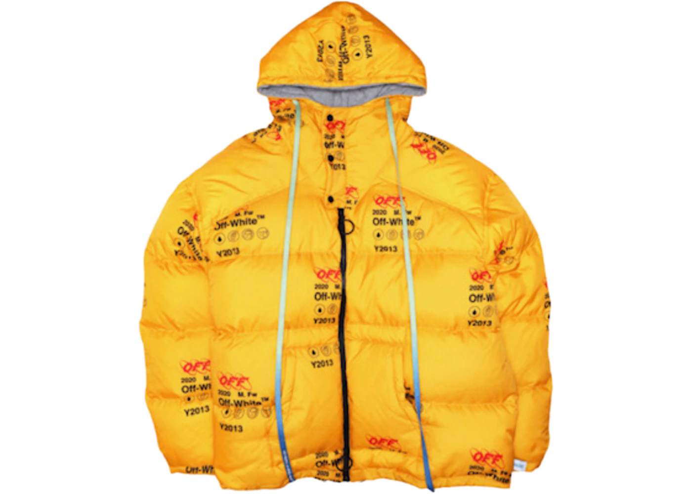 Off white 2025 jacket yellow