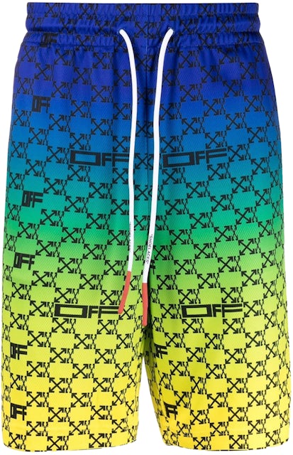 Louis Vuitton Multicolor Gradient Monogram Mesh Shorts