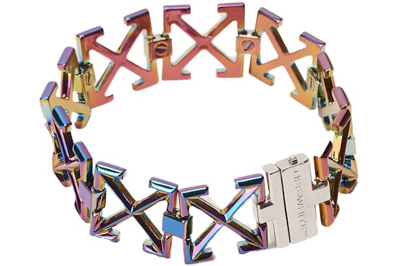 OFF-WHITE Iridescent Arrow Bracelet Multicolor