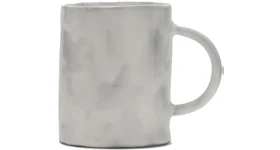 Off-White Irregular Glossy Taupe Coffee Mug