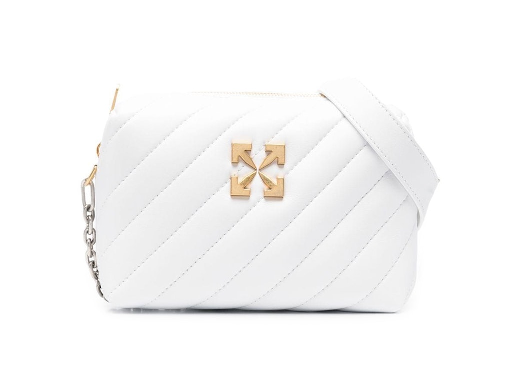 Pre-owned Off-white Jackhammer Camera Bag Quilted White