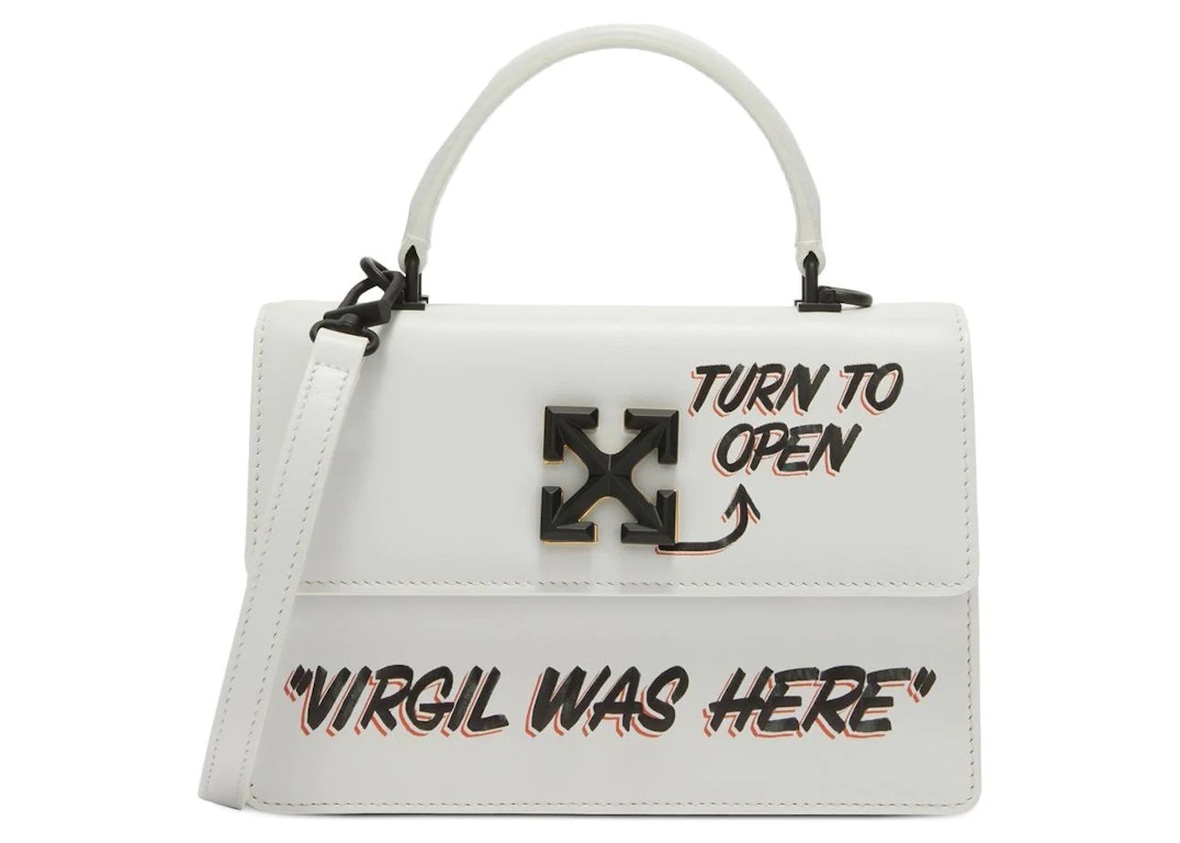 Pre-owned Off-white Jitney 1.4 Quote Print Tote Bag White