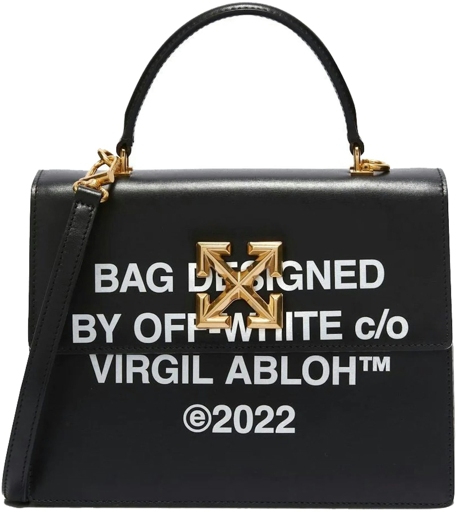 OFF-WHITE CASH INSIDE SS22 Jitney Bag White/Black for Women
