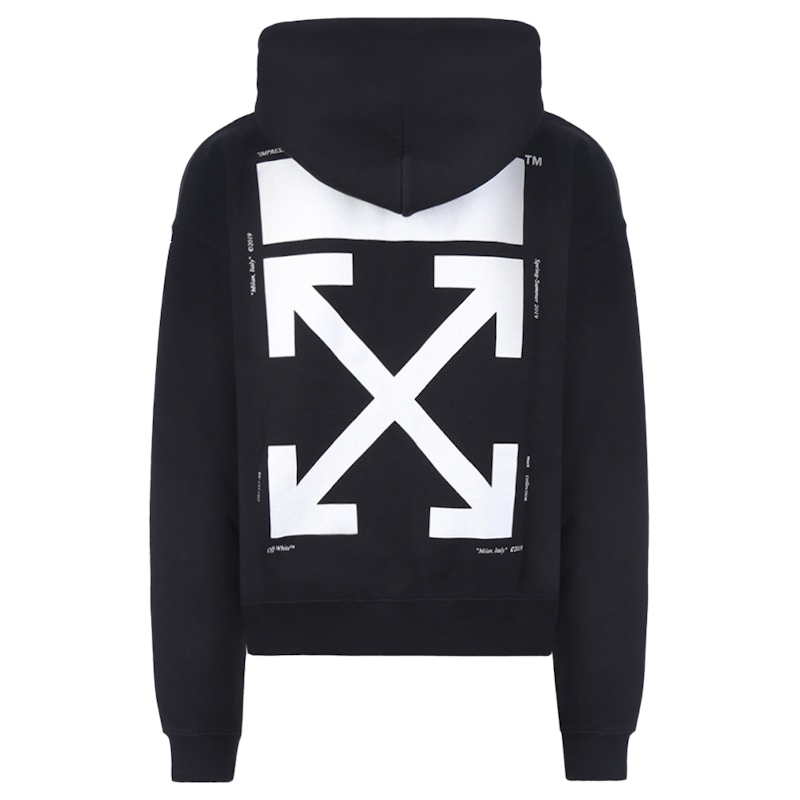 OFF-WHITE Kiss' Graphic Print Hoodie Black/Multicolor