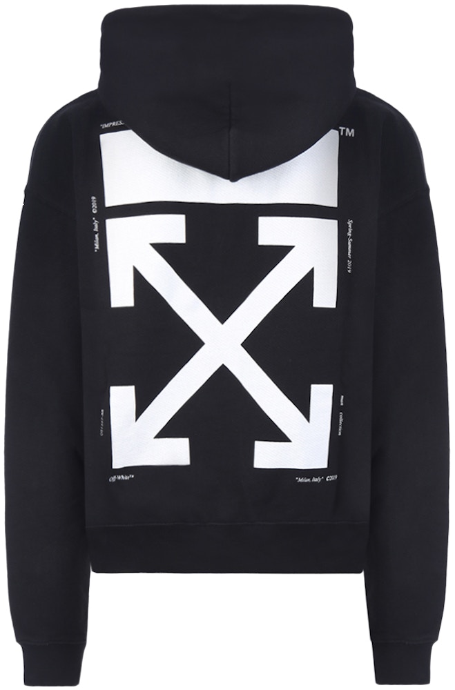 OFF-WHITE Kiss' Graphic Print Hoodie Black/Multicolor - SS19