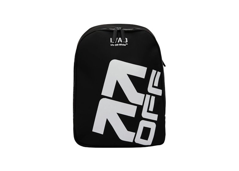 OFF-WHITE L/AB Arrows Backpack Black/White