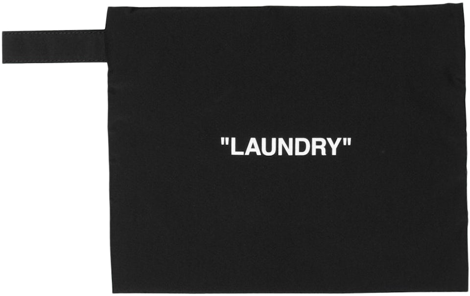 OFF-WHITE Laundry Pouch Black/White - FW19 - US