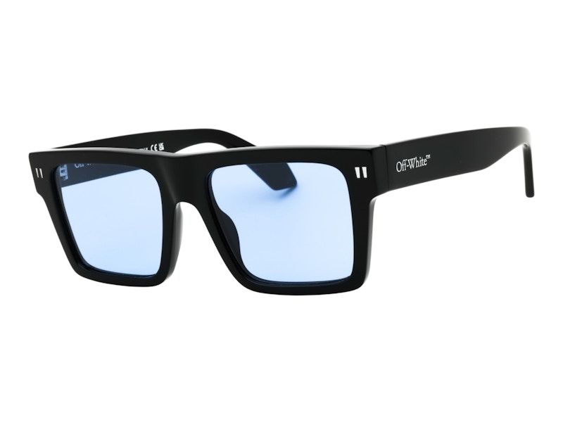 Pre-owned Off-white Offwhite Lawton Sunglasses In Black Blue (oeri109c99pla0011045)