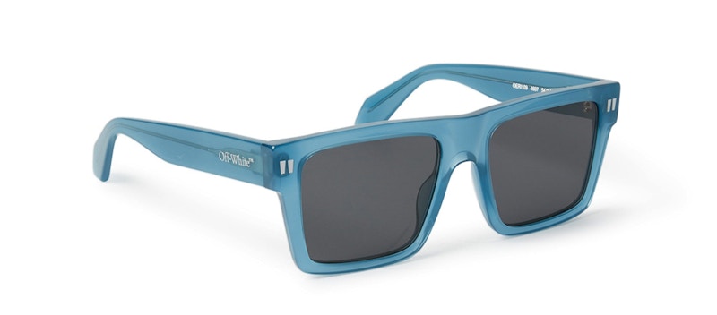 Pre-owned Off-white Offwhite Lawton Sunglasses In Blue/dark Grey (oeri109s24pla0014607/fr)