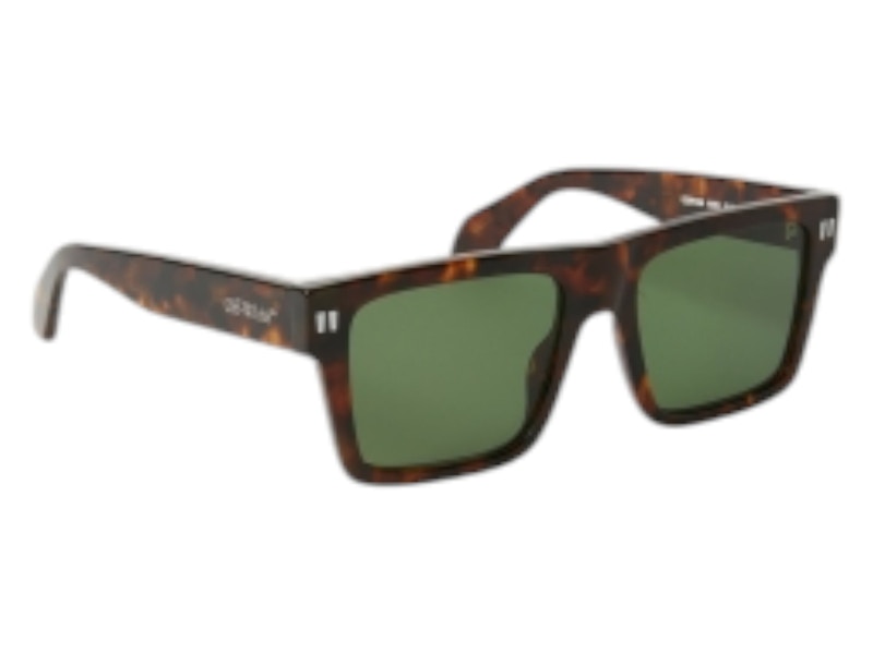 Pre-owned Off-white Offwhite Lawton Sunglasses In Havana Green (oeri109s24pla0016055/fr)