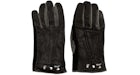 OFF-WHITE Leather Pivot Gloves Black
