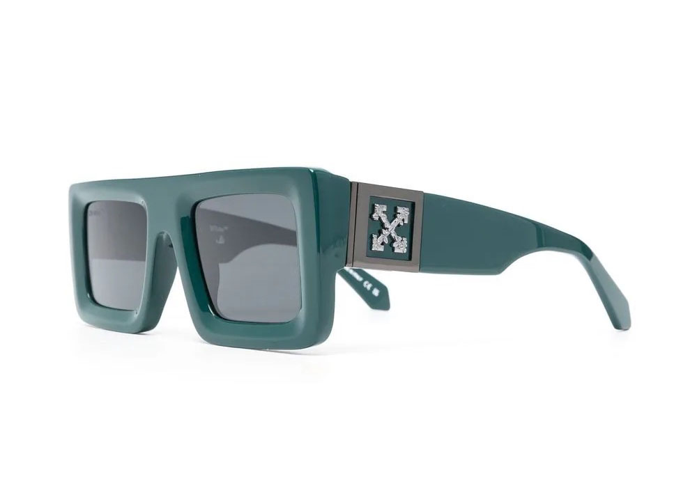 OFF-WHITE Leonardo Sunglasses Green (OERI049F22PLA0015507) in 