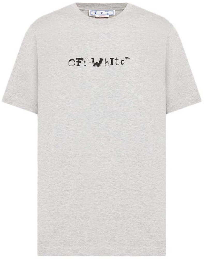 OFF-WHITE Logo Backprint T-Shirt Grey Men's - US