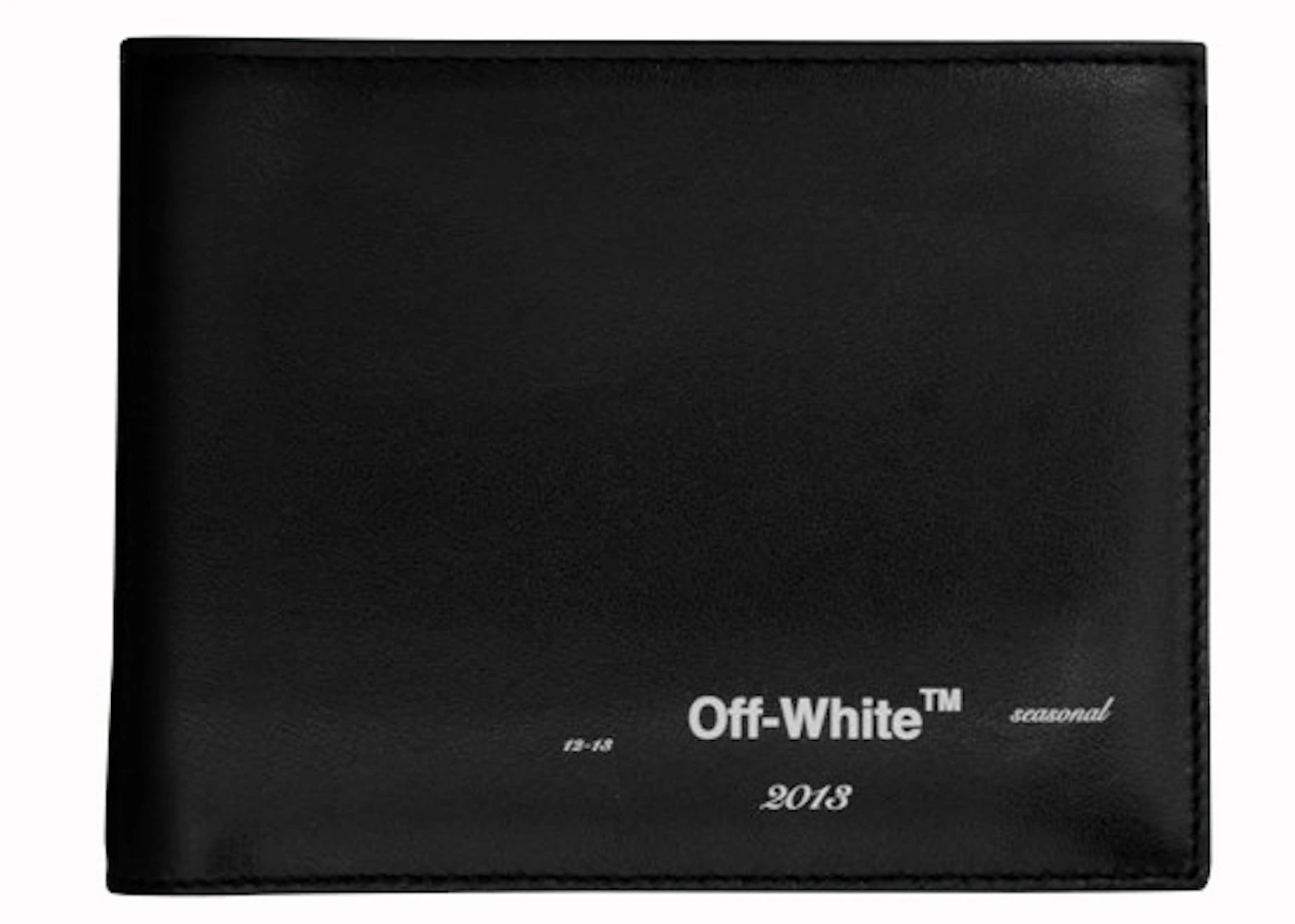 Off White Off-White Monogram Logo Bi-Fold Wallet Beige ref.732247