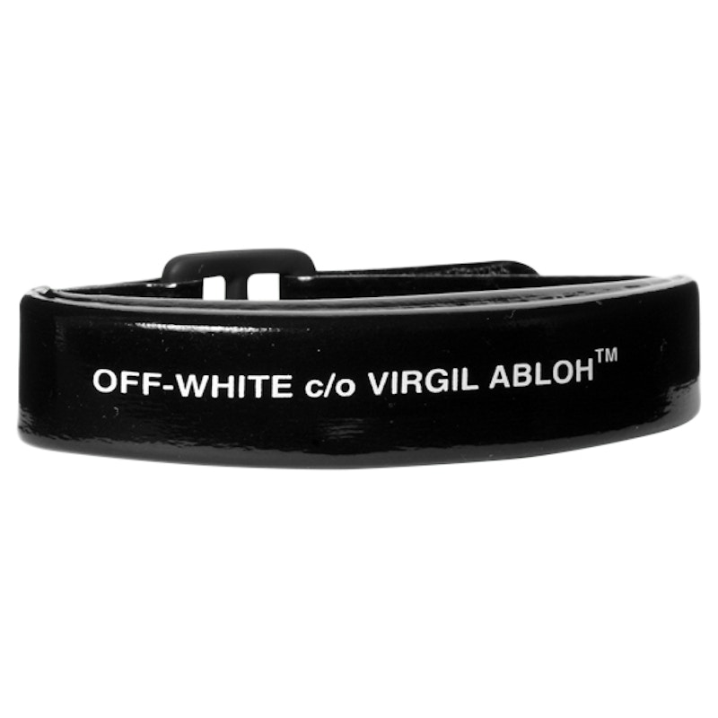 ブレスレット OFF-WHITE LOGO BRACELET OFF-WHITE Logo Bracelet (SS19) Black/White Men's - SS19 - US