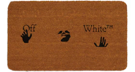 Off-White Logo Doormat Brown