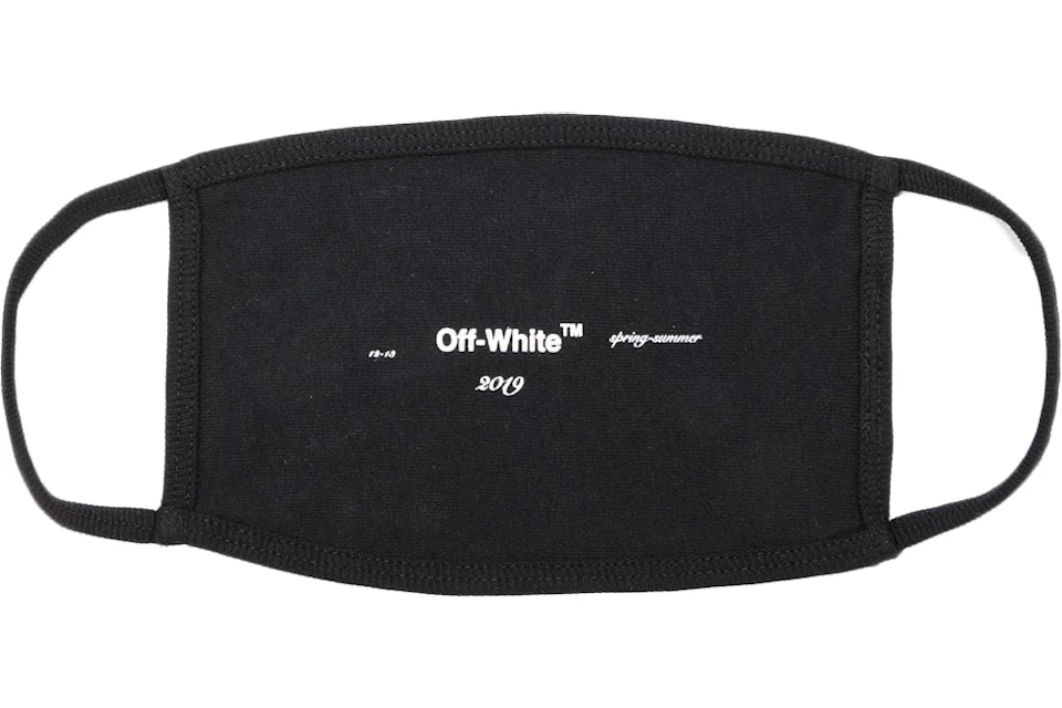 OFF-WHITE Logo Face Mask (SS19) Black/White