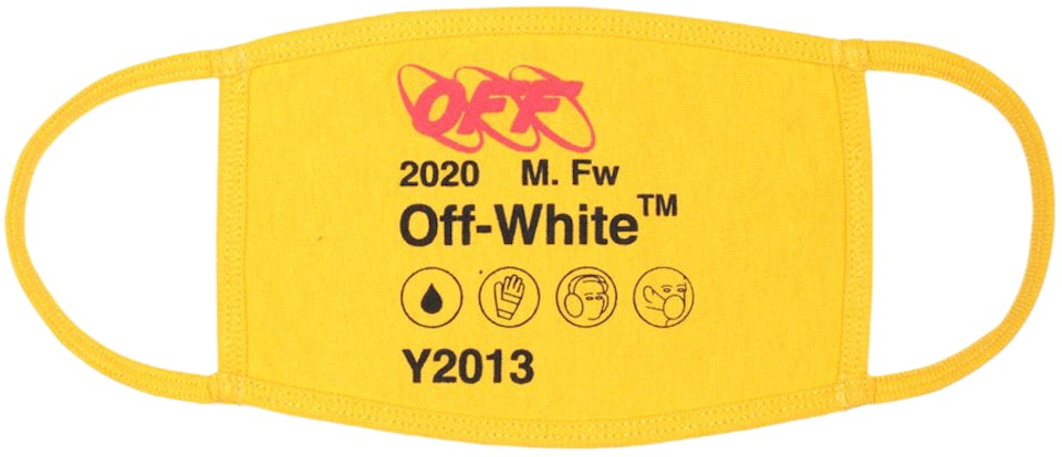 off white logo yellow
