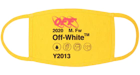 OFF-WHITE Logo Face Mask Yellow/Black