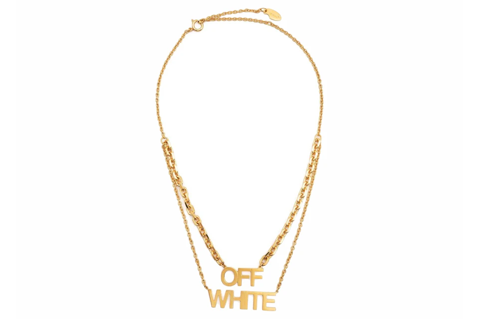 Off white logo necklace Clearance