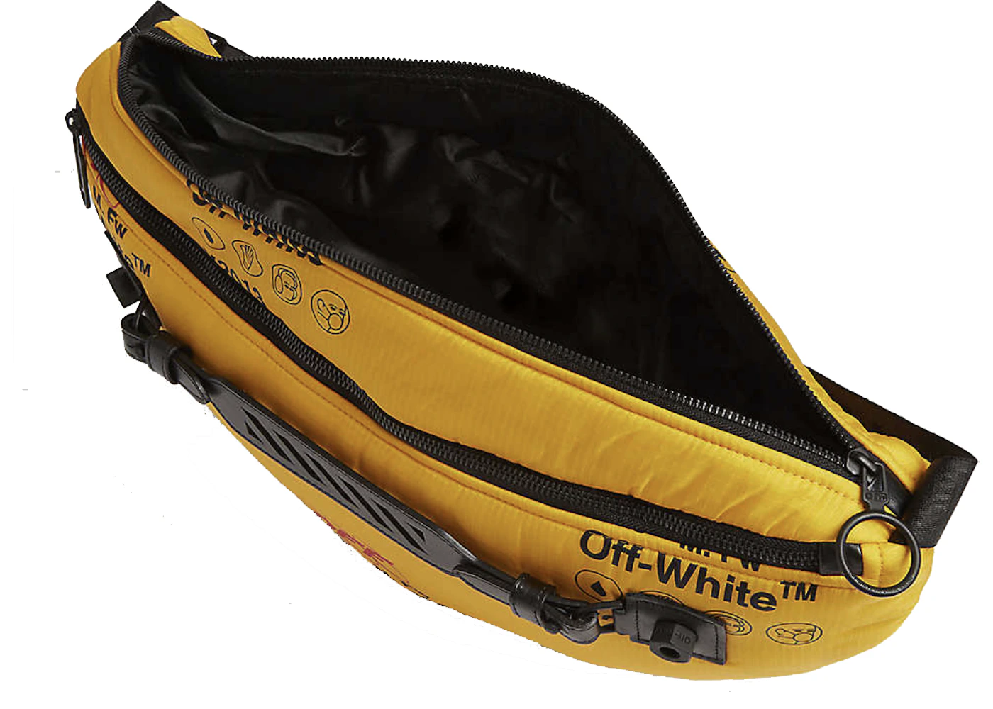 Off white purse with yellow strap 2025