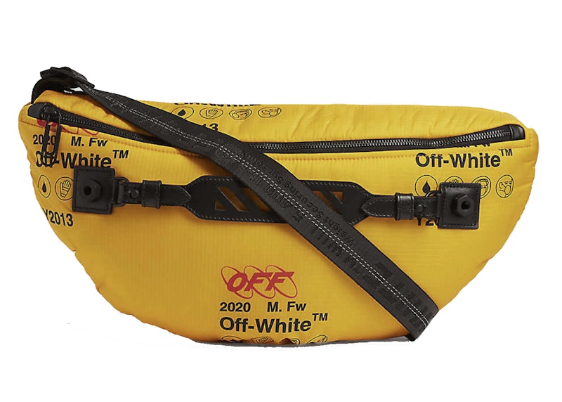 waist bag off white yellow