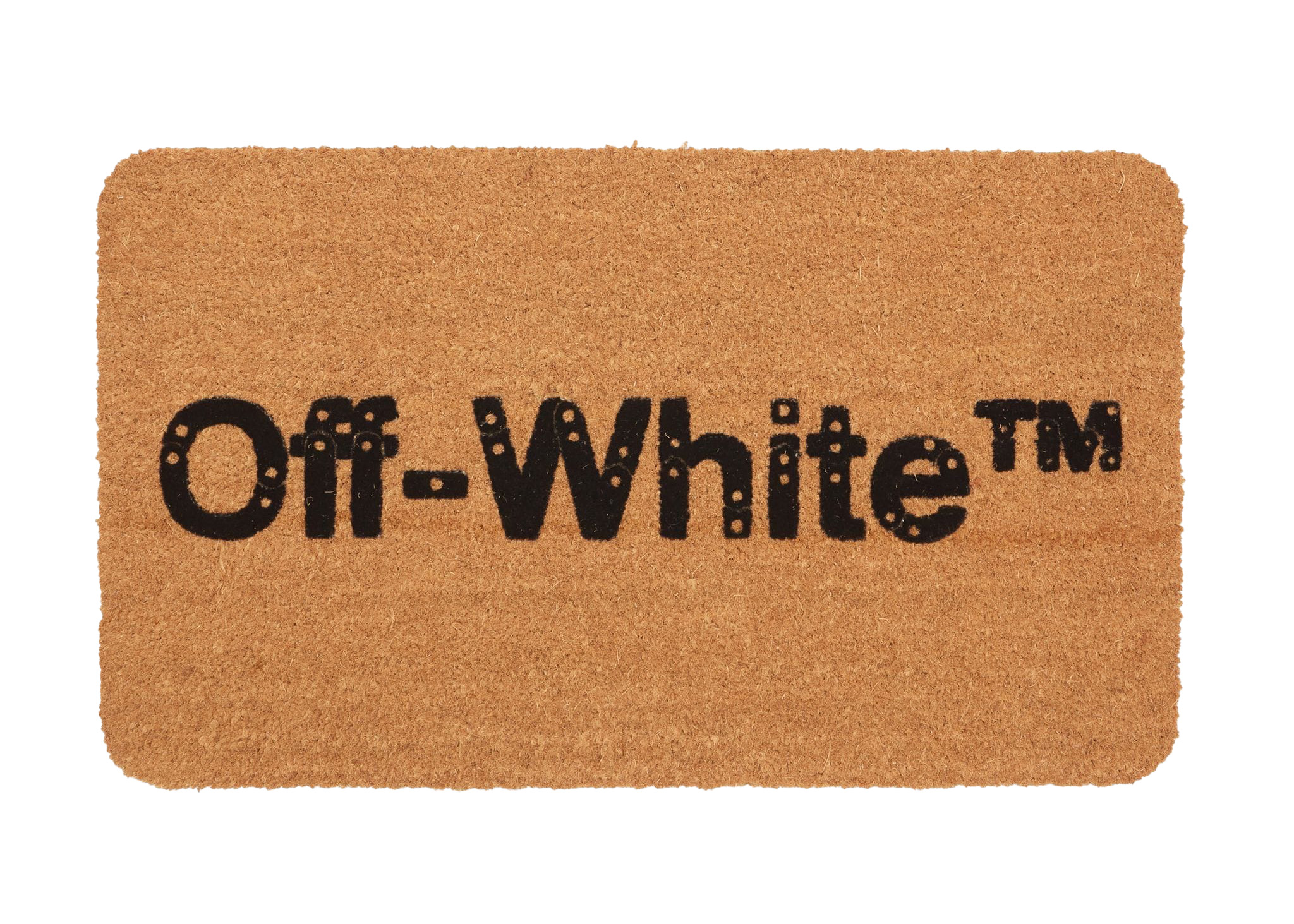 OFF-WHITE Logo Print Doormat