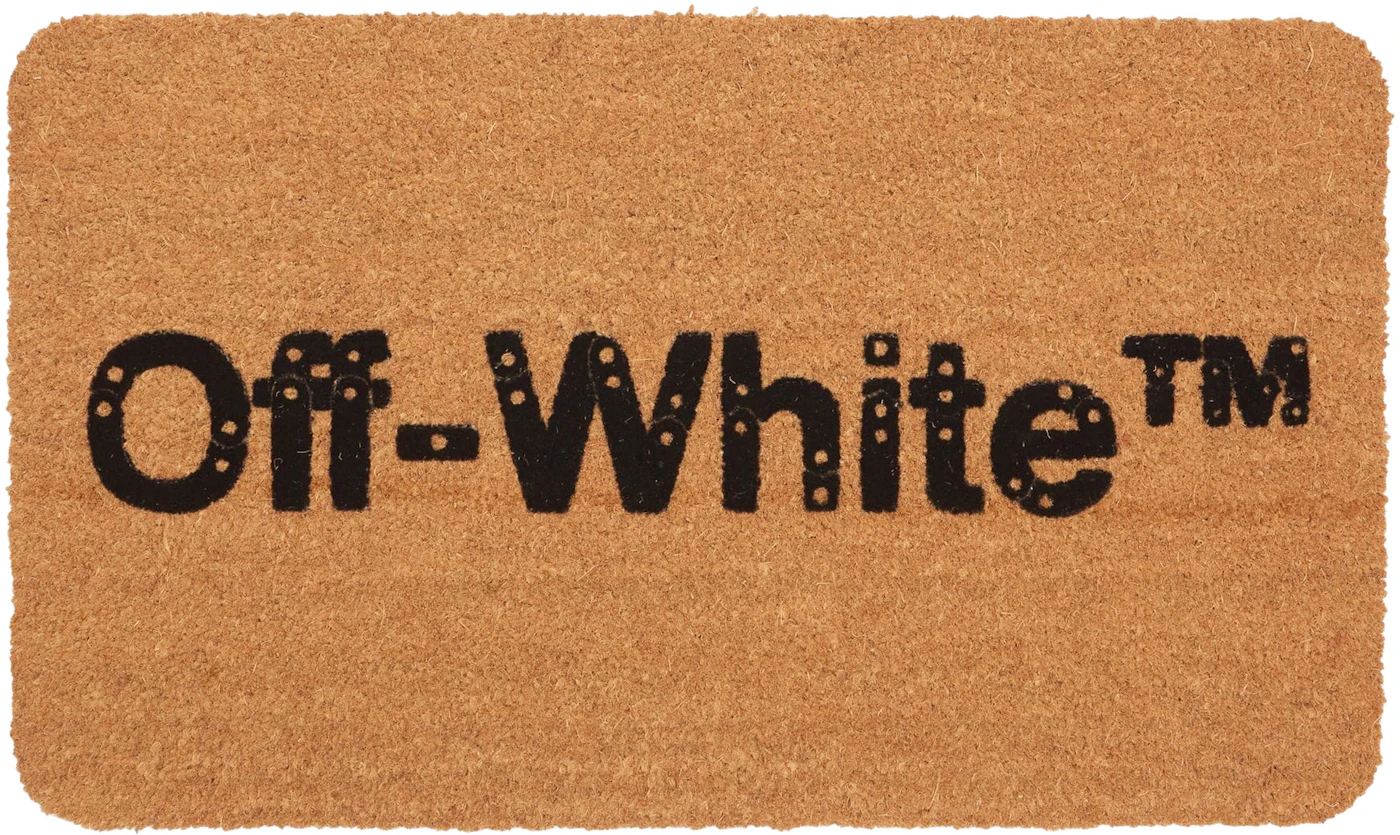 OFF-WHITE Swimming Man Logo Doormat - US