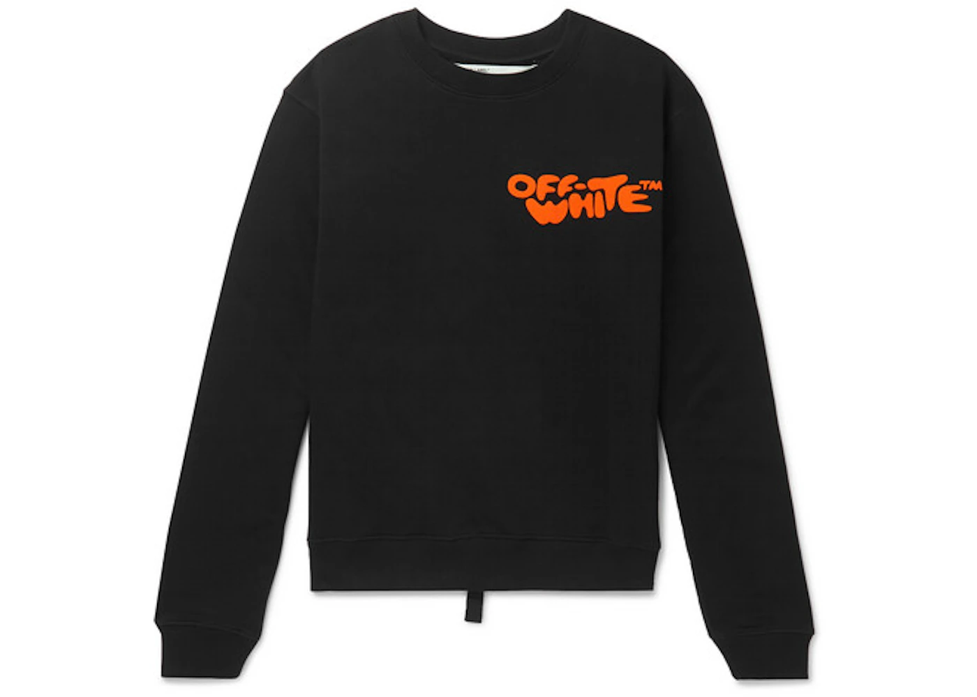OFF-WHITE Logo Print Sweatshirt Black/Orange
